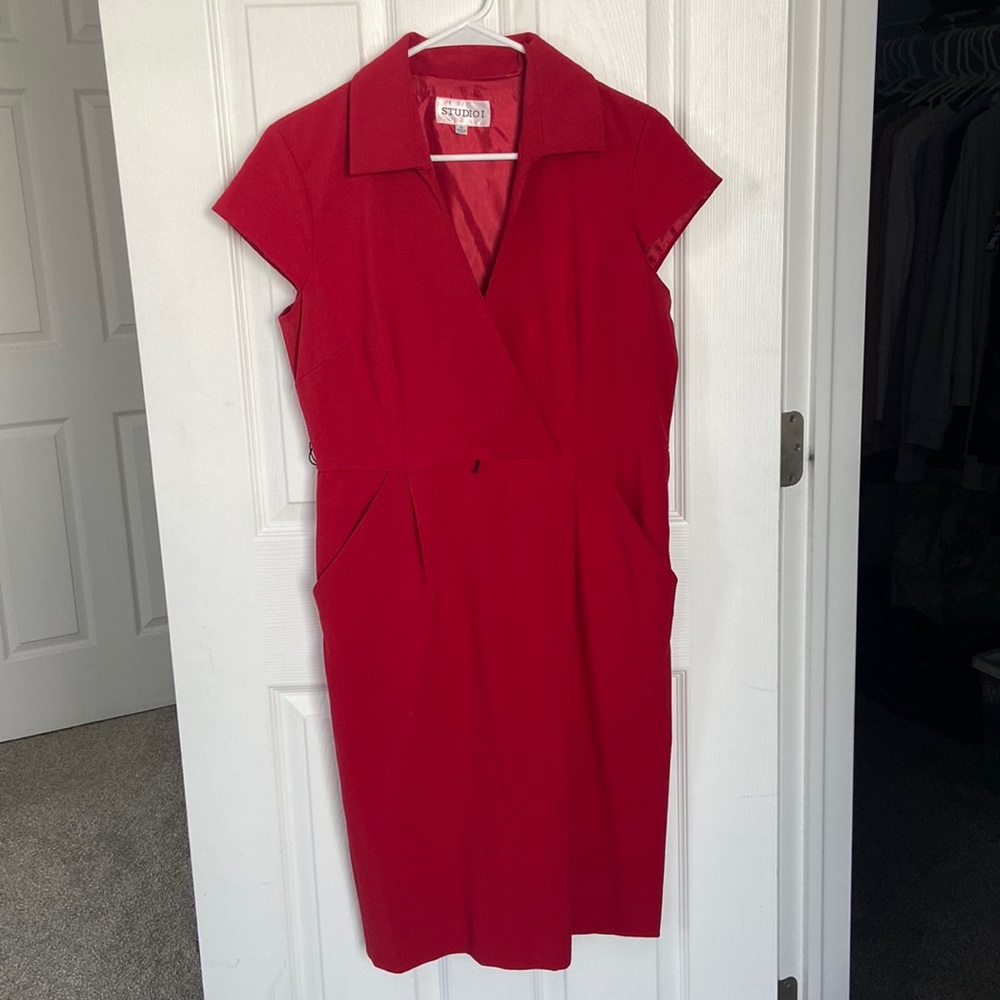Red dress